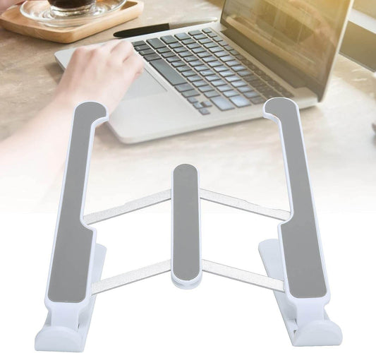 7240 Adjustable Laptop Stand Holder With Built-in Foldable Legs And High Quality Fibre - Best Deals at BeSh Deals®
