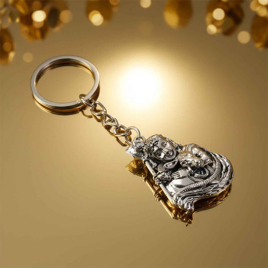Premium Silver Finish Metal Keychain (1 Pc) - BeSh Deals