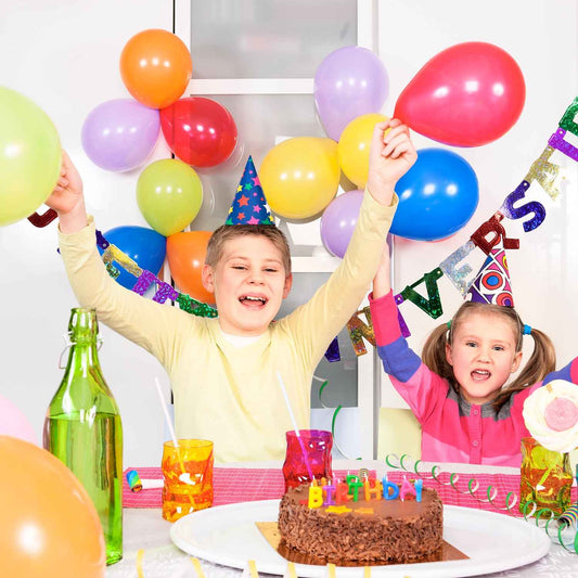 8894 Balloons Kinds Of Latex Balloons For Birthdayanniversaryvalentinesweddingengagement Party Decoration Birthday Decoration Items For Kids Multicolor (24 Pcs Set)
