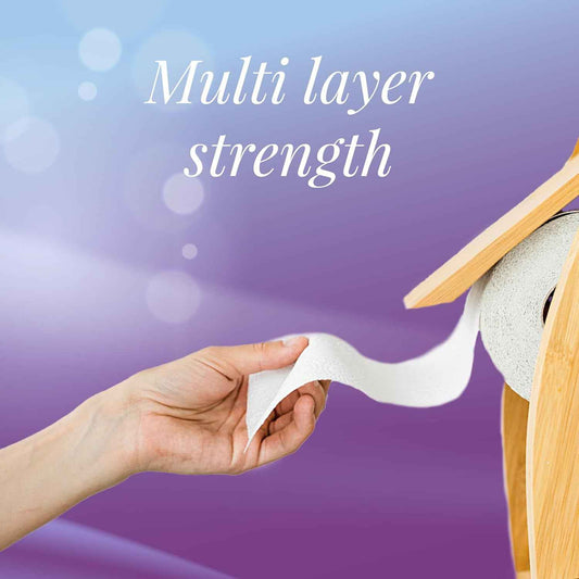 Toilet Tissue Rolls Soft Embossed Bathroom Tissue 220 Sheets 10 Rolls