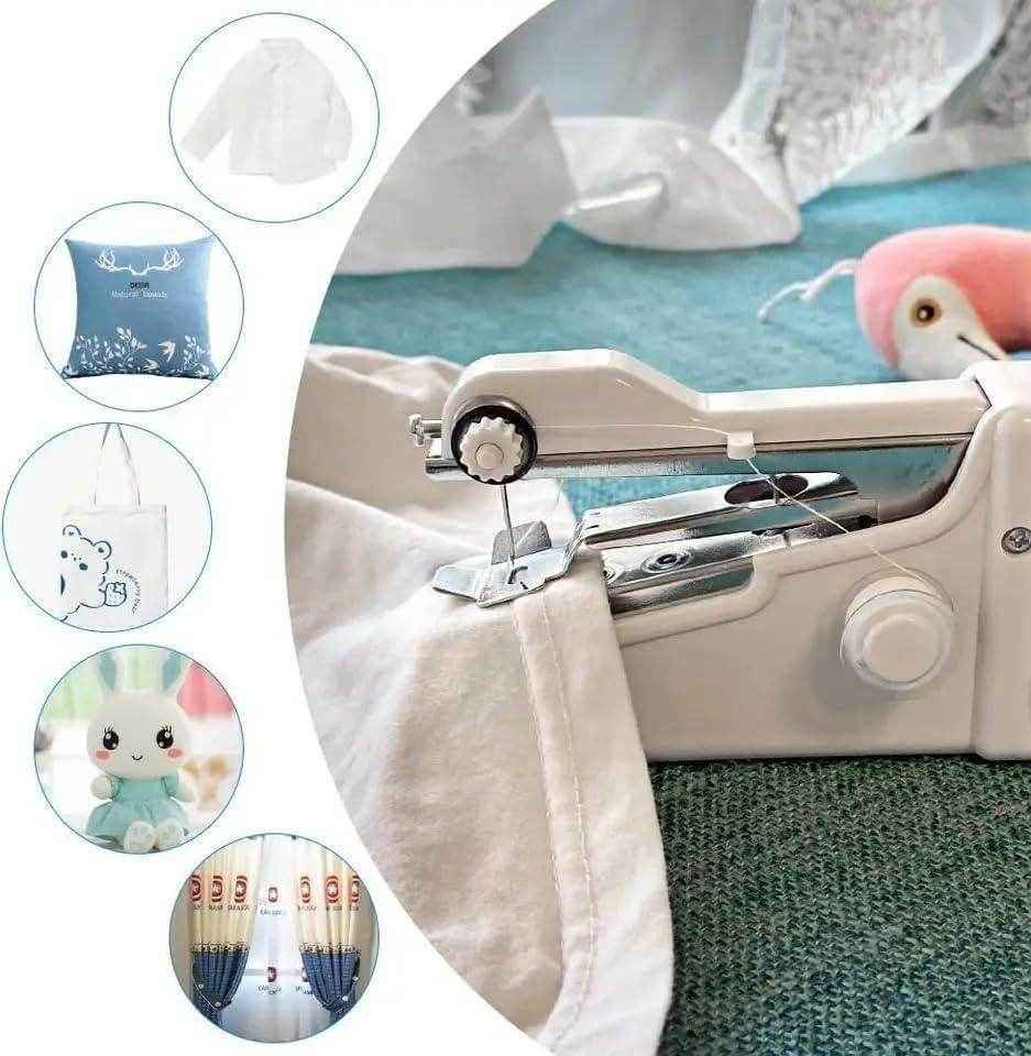 Stitch Handheld Cordless Portable White Sewing Machine - Best Deals at BeSh Deals®