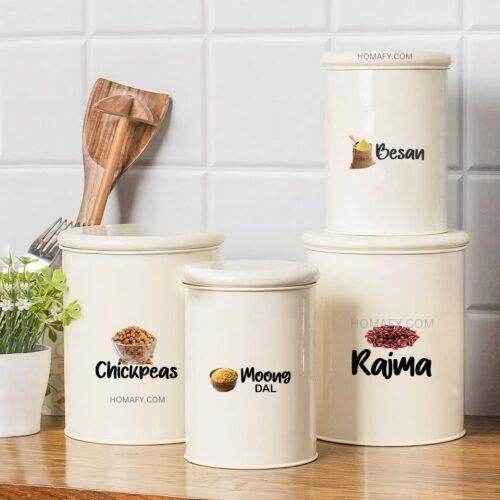 3D Waterproof Kitchen Spice Jar Label Stickers (Pack of 1 - 60 Stickers) - Best Deals at BeSh Deals®