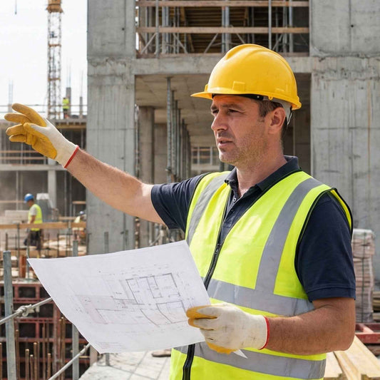 B-grade Yellow Safety Helmet Industrial Protective Hard Hat (1 Pc)