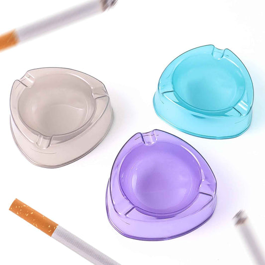 Oblivion Transparent Plastic Ashtray (Mix Color 1 Pc)