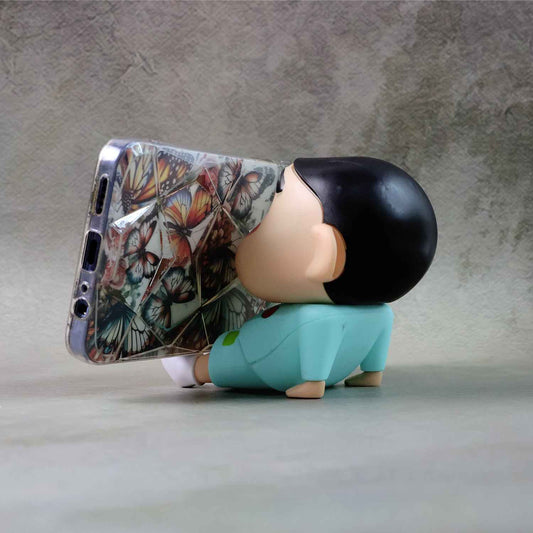 Cute Cartoon Figurine Mobile Phone Stand - (1 Pc)
