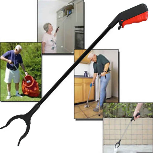 7514 Extra Long Pickup Aid Trash Picker Upper Rotating Hand Heavy Duty Grip Arm - Reaching Assist For Litter Elderly Garden Disabled Handicap Arm
