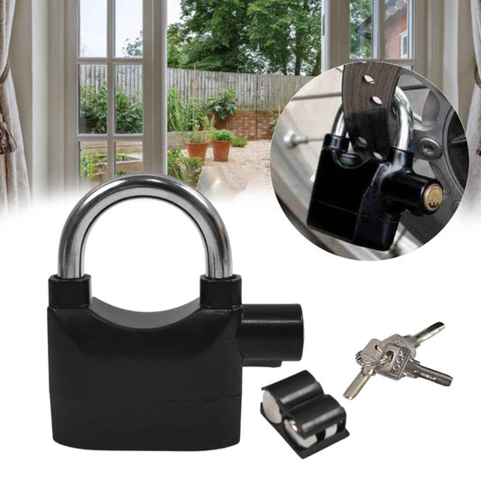 Plastic Body Waterproof Siren Alarm Smart Alarm Lock 3 Keys (1 Set)