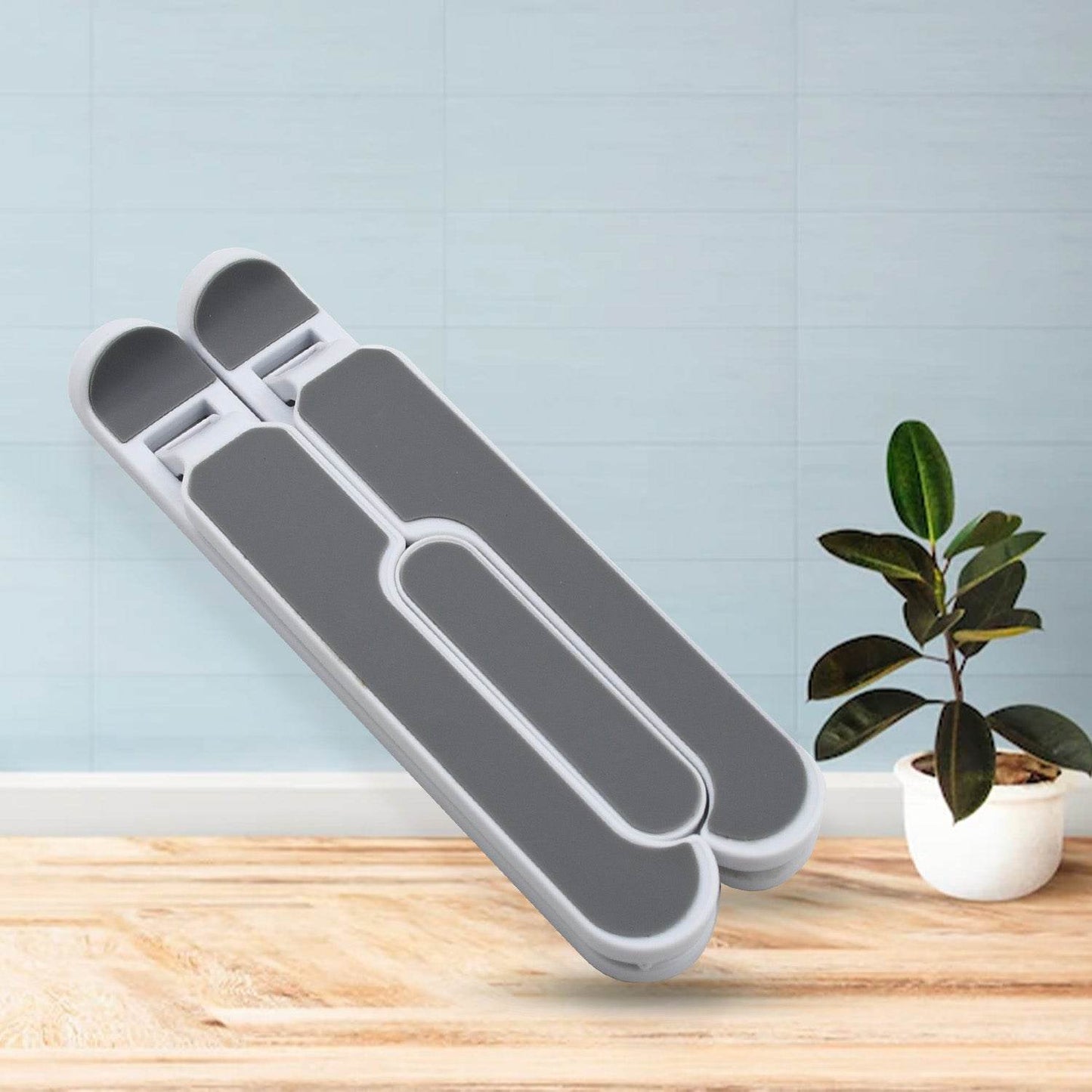 7240 Adjustable Laptop Stand Holder With Built-in Foldable Legs And High Quality Fibre - Best Deals at BeSh Deals®