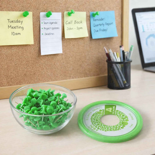 Heavy-duty Plastic Head Push Pins Set (70 Pcs Set)