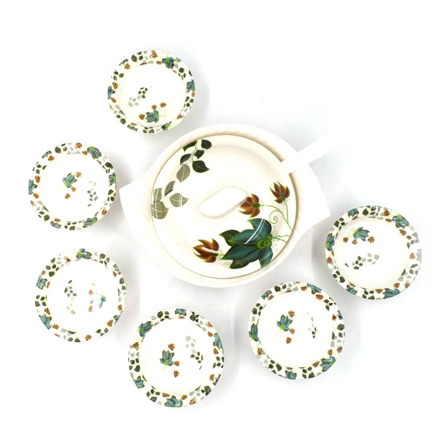 2739 9 Pc Pudding Set Used As A Cutlery Set For Serving Food Purposes And Sweet Dishes And All In All Kinds Of Household And Official Places Etc. - Best Deals at BeSh Deals®