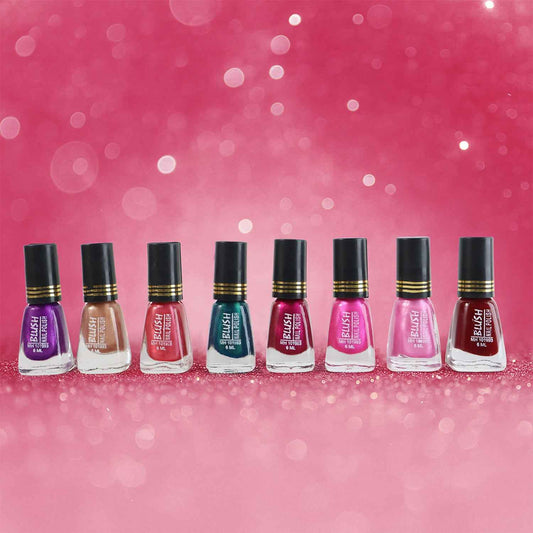 Blush Dark Mini Nail Polish (Mix Color 6 Ml 1 Pc) - BeSh Deals®