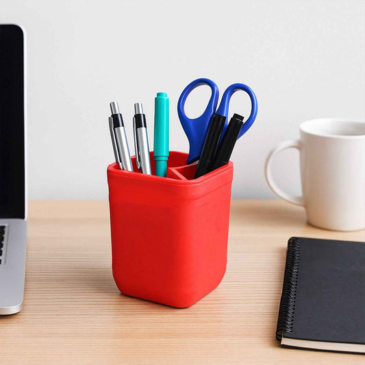Officemate Pen Stand Tri-section Desk Organizer Stationery Pens Office Supplies