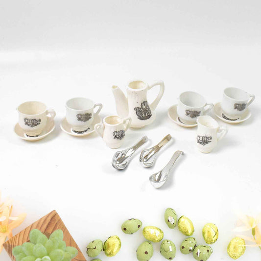 4445 Tickles Tea Toy Set Coffee Kitchen Plastic Set Toy For Kids Boys Girls (14 Pcs)