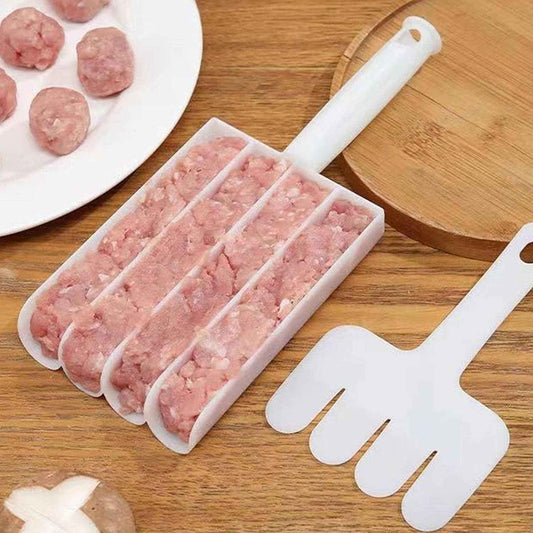 5913 Small Meatball Maker - Creative Meatball Scoop Multi-function Ball Maker Portable Maker For Making Cake Balls Ice Cream Spoon Hand Cutting Scoop(2pc Set)