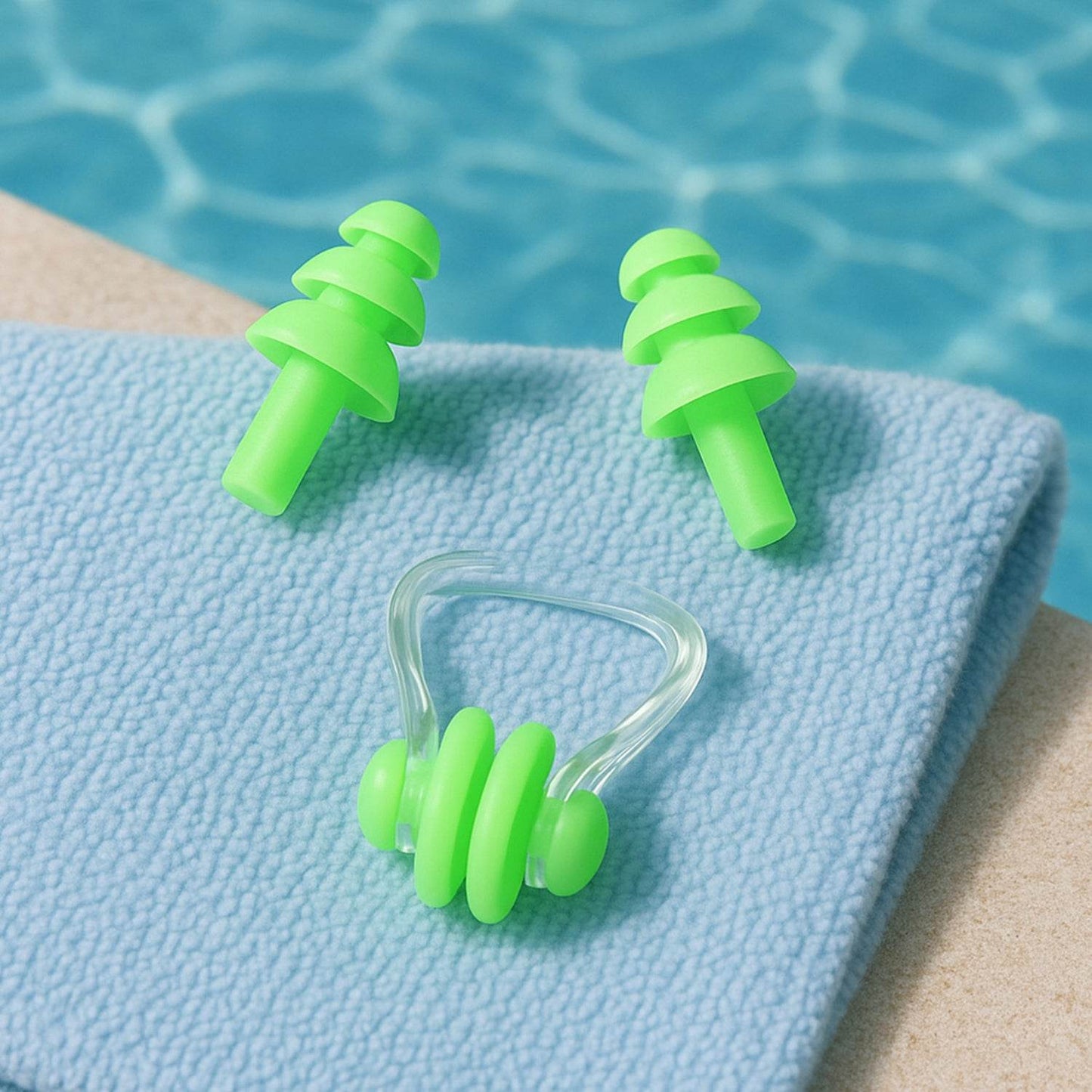 Swimming Earplugs And Nose Clip Set (3 Pc) - Best Deals at BeSh Deals®