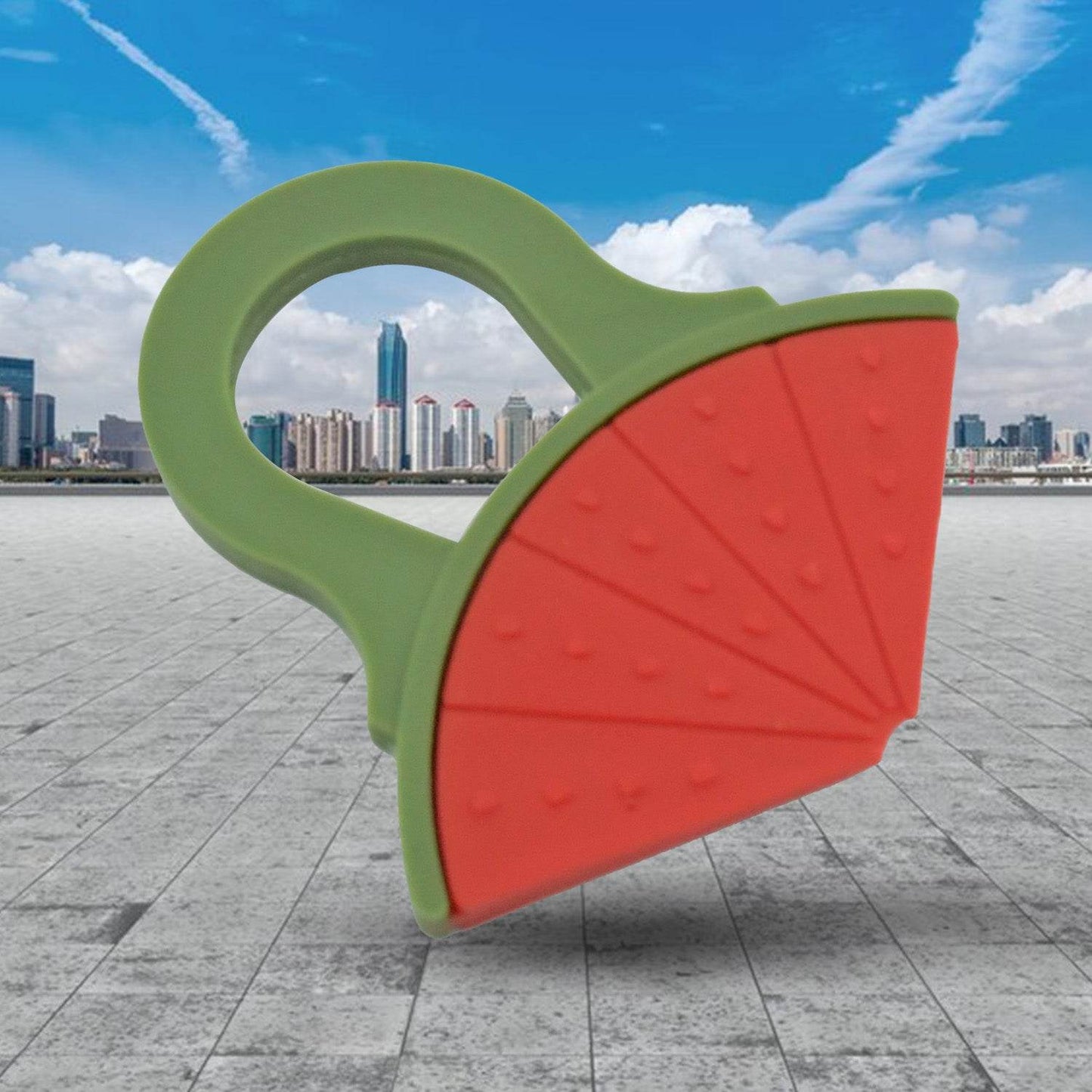 Baby Silicone Teether Fruit Teether For Toddlers100 Food Grade Silicone Teether Non-toxic Latex Free Suitable For Kids Above 3 Months - Grapes Banana Watermelon (1 Pc ) - Best Deals at BeSh Deals®