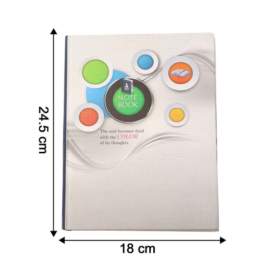 Hardbound Ruled Notebook (1 Pc 100 Pages 240x180mm)