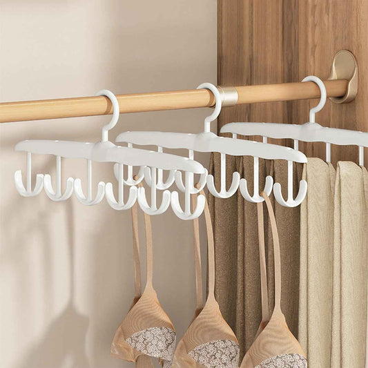 Tank Top Hanger 12 Hook Space Saving Hanger Capacity Rotatable Wood Space Saving Hanger Closet Organizers And Storage For Dorm Apartment For Tank Top - BeSh Deals
