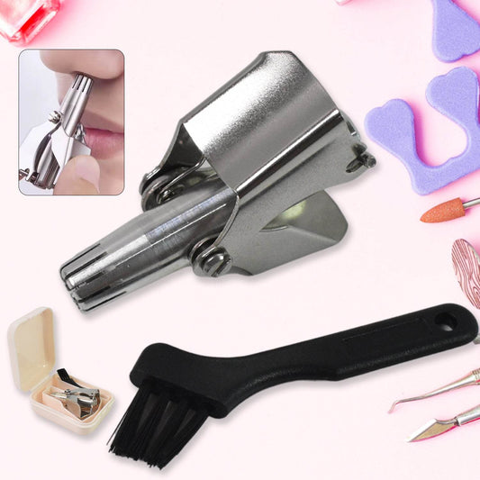 Nose Hair Clipper Stainless Steel Hair Remover (1 Pc With Brush Plastic Case) - Best Deals at BeSh Deals®