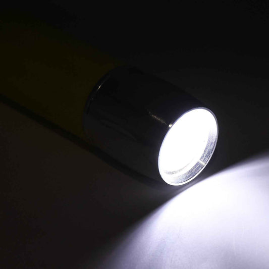 Portable Mini Torch Flashlight 9 Led Powerful High Lumens Pen Light Easy To Carry Portable Pocket Compact Torch For Emergency 3 Battery Operated (Battery Not Included 1 Pc)