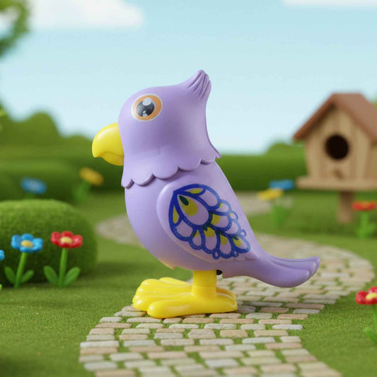 Key Operated Jumping Bird Toy For Kids (1 Pc)
