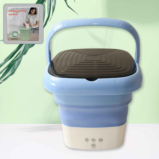 12897 Folding Washing Machine Mini Portable Washing Machine Deep Cleaning Mini Foldable Washing Machine Suitable For Socks Underwear Baby Clothes Other (1 Pc)