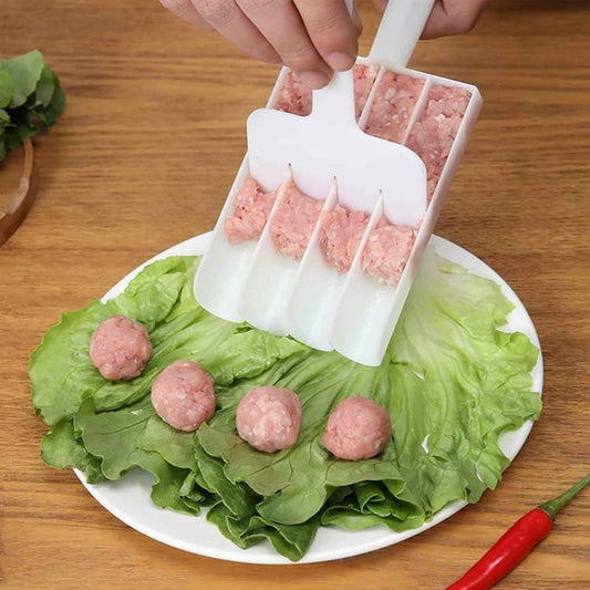 Manual Food Slicing Frying Press Tool (1 Set)