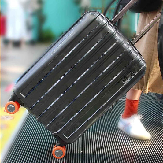 Luggage Wheel Covers 8 4 Pcs Luggage Wheel Covers For Suitcase Reduce Noise For Travel Luggage Suitcase Silicone Suitcase Wheels Cover For Protect Suitcase Wheels (8 Pcs 4 Pc Set)