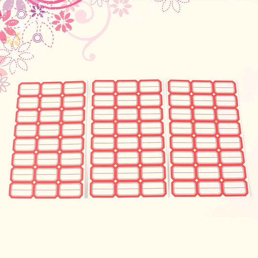 Multipurpose Blank Label Sticker Sheets (10 Sheet Set)