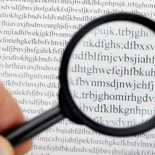 Magnifying Glass Lens Reading Aid Made Of Glass Real Glass Magnifying Glass That Can Be Used On Both Sides Glass Breakage Proof Magnifying Glass Protect Eyes 50 Mm - BeSh Deals