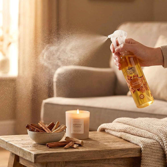 Sandal Fragrance Air Freshener Spray For Home Room Office Use (250 Ml)