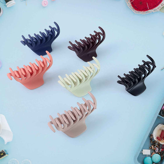 Hair Claw Clips Set For Women Girls (Mix Design Multicolor 12 Pc)