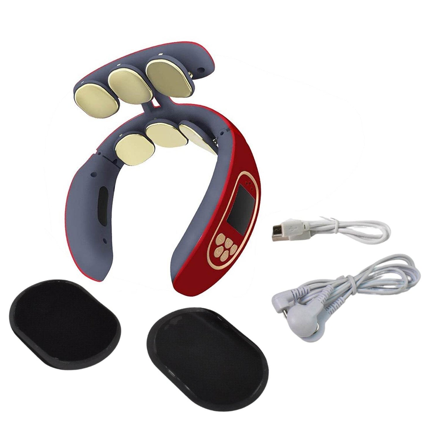 6 Heads Smart Electric Neck And Back Pulse Massager Wireless (1 Pc) - Best Deals at BeSh Deals®