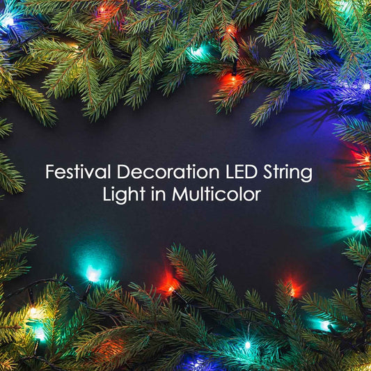 8332 Festive 3 Meter Festival Decoration Led String Light Diwali Light For Indoor And Outdoor Uses In All Ocassion Birthday Party Multicolor Light (15l 3mtr)