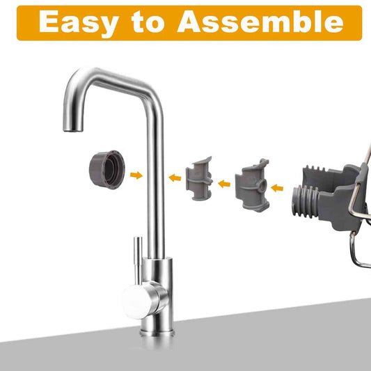 Soap Sponge Holder Stainless Steel Sink Caddy Organizer (1 Pc)