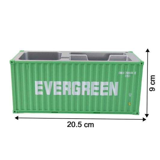 Container-style Multi-compartment Desk Organizer (1 Pc)