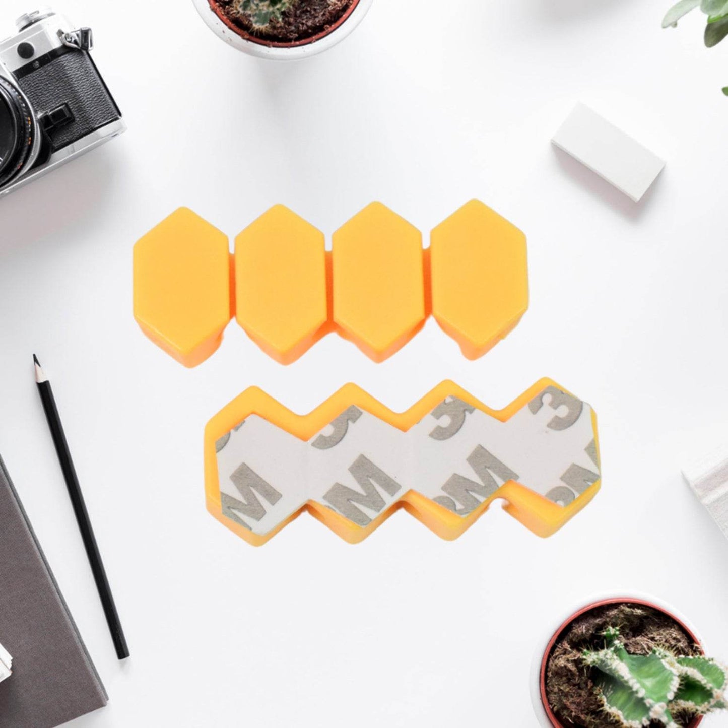 Self Adhesive Hooks For Cable Clips Desktop Cable Organizer (6 Pcs Set Mix Design) - Best Deals at BeSh Deals®