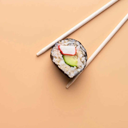 Premium Reusable Bamboo Chopsticks Set (Set Of 5 Pair)
