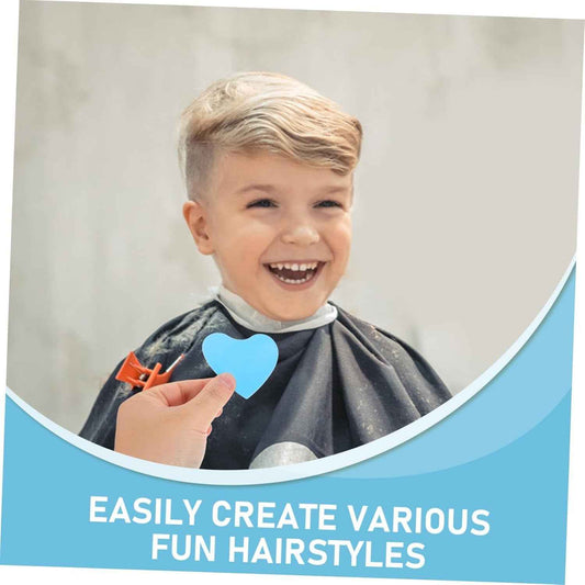 Haircut Design Stencil Set 6-in-1 Safe Hair Trimmer Molds