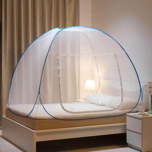Premium Polyester Foldable Mosquito Net Tent (100 Cm Long 1 Pc) - Best Deals at BeSh Deals®