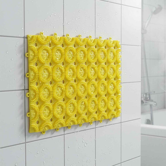 Multipurpose Anti Slip Bathroom Massage Mat With Suction Cups (33 21 Cm) - BeSh Deals
