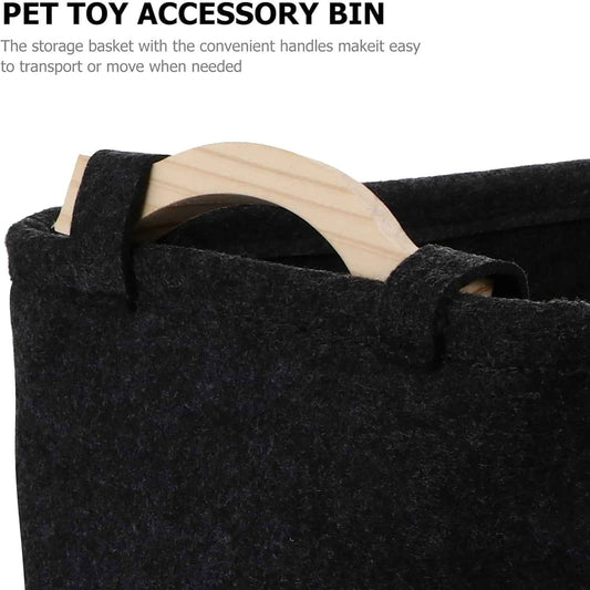 Pet Toy Storage Basket - ( 39 29 17 Cm 1 Pc)