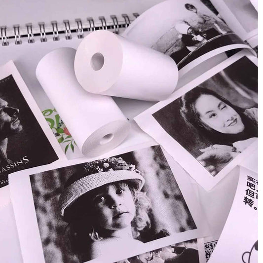 8839 Small Thermal Printer Paper Printing Paper Roll Aging Resistant Fast Color Rendering Portable Clear Printing For Travel (1 Pc Printing Paper Roll )