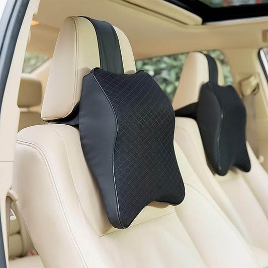 8595 Car Neck Pillow Car Neck Headrest Pillow Memory Foam Car Accessories Cushion Car Seat Head Support Neck Protector Car Seat Neck Pillowfor Driving (1 Pc) - Best Deals at BeSh Deals®