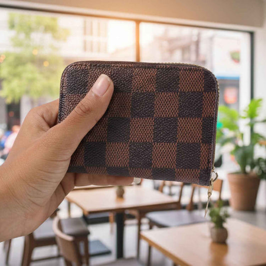 Zip Card Holder Wallet Multi Card Organizer Case (1 Pc)