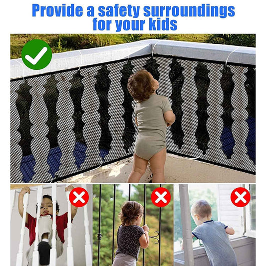 Kids Balcony Safety Net (1 Set6 Mtr X 90 Cm)