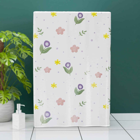 Printed Protective Washing Machine Cover For Top Load (55 58 87 Cm)