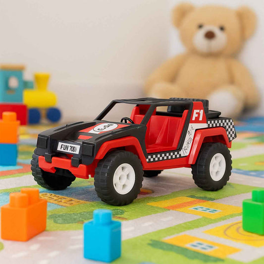 Funwoods Free-wheel Racing Jeep Toy Car - (1 Pc)
