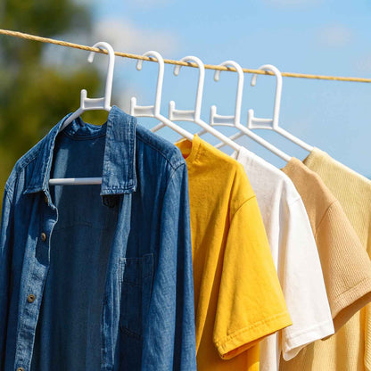 Plastic Clothes Hangers  Set Of 6