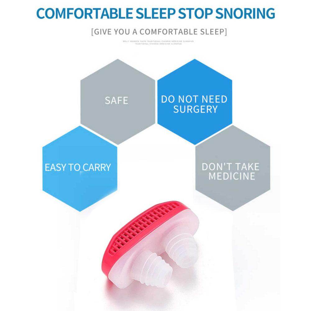353 - 2 In 1 Anti Snoring And Air Purifier Nose Clip For Prevent Snoring And Comfortable Sleep - Best Deals at BeSh Deals®